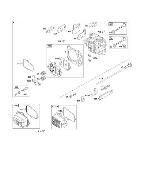 F - Testata B&S - 12 €¦ 12Q502-0194-B1 brand Stihl